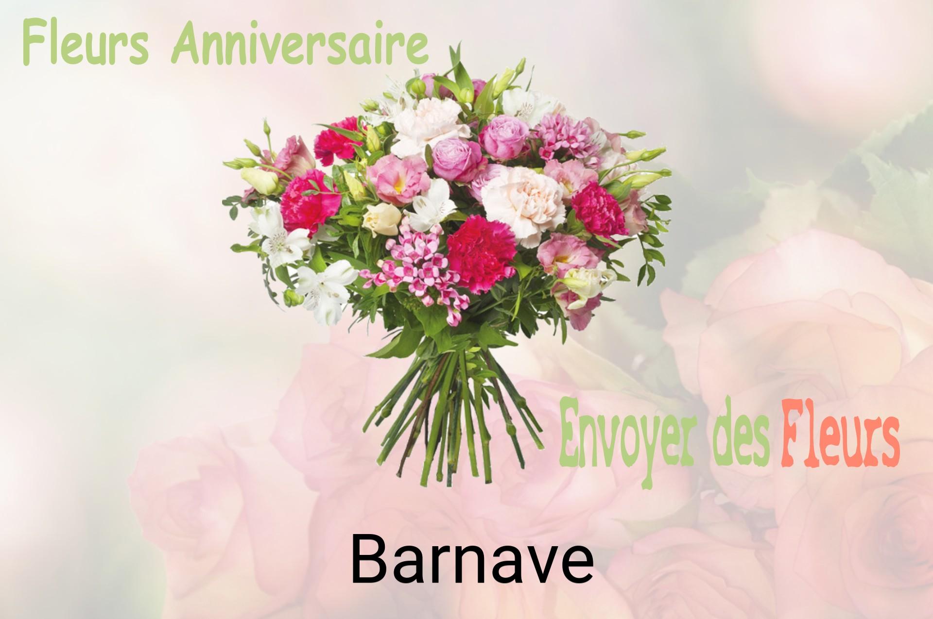 Bouquet de fleurs d’anniversaire livré à Barnave