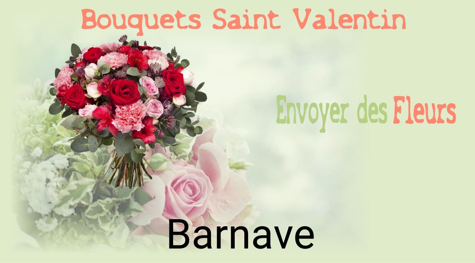 Roses de Saint-Valentin livrées à Barnave